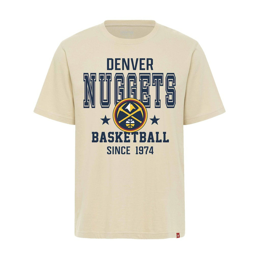 Denver Nuggets Sportiqe Unisex Duke Premium T-Shirt Cream