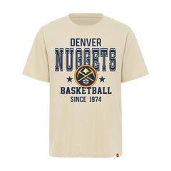 Denver Nuggets Sportiqe Unisex Duke Premium T-Shirt Cream