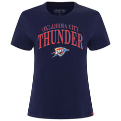 Oklahoma City Thunder Sportiqe Women's Arcadia Boxy T-Shirt Navy