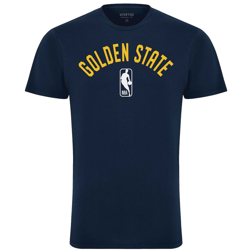 Golden State Warriors Sportiqe Unisex Bingham T-Shirt Navy