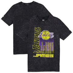 LeBron James Los Angeles Lakers Full Court Press Mineral Wash Player T-Shirt Black | New Era discount