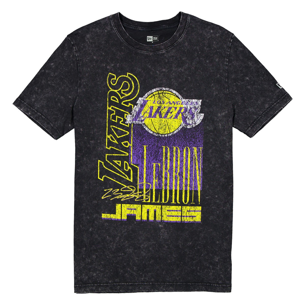 LeBron James Los Angeles Lakers Full Court Press Mineral Wash Player T-Shirt Black | New Era discount