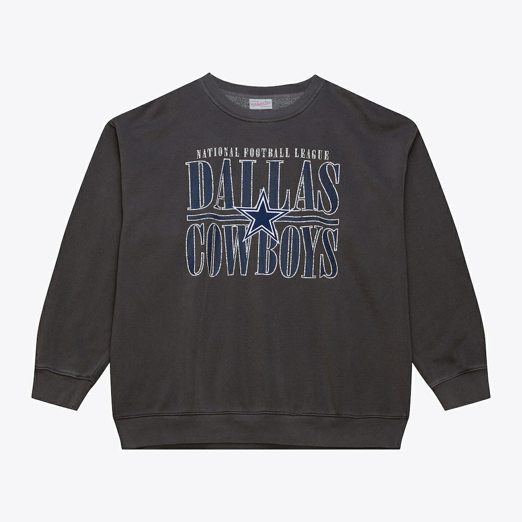 Mitchell & Ness Dallas Cowboys Downtown Collection Fleece Sweatshirt Black
