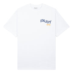 Enjoy Basketball x New York Knicks Unisex Hoop Enthusiast Capsule Collection T-Shirt - White