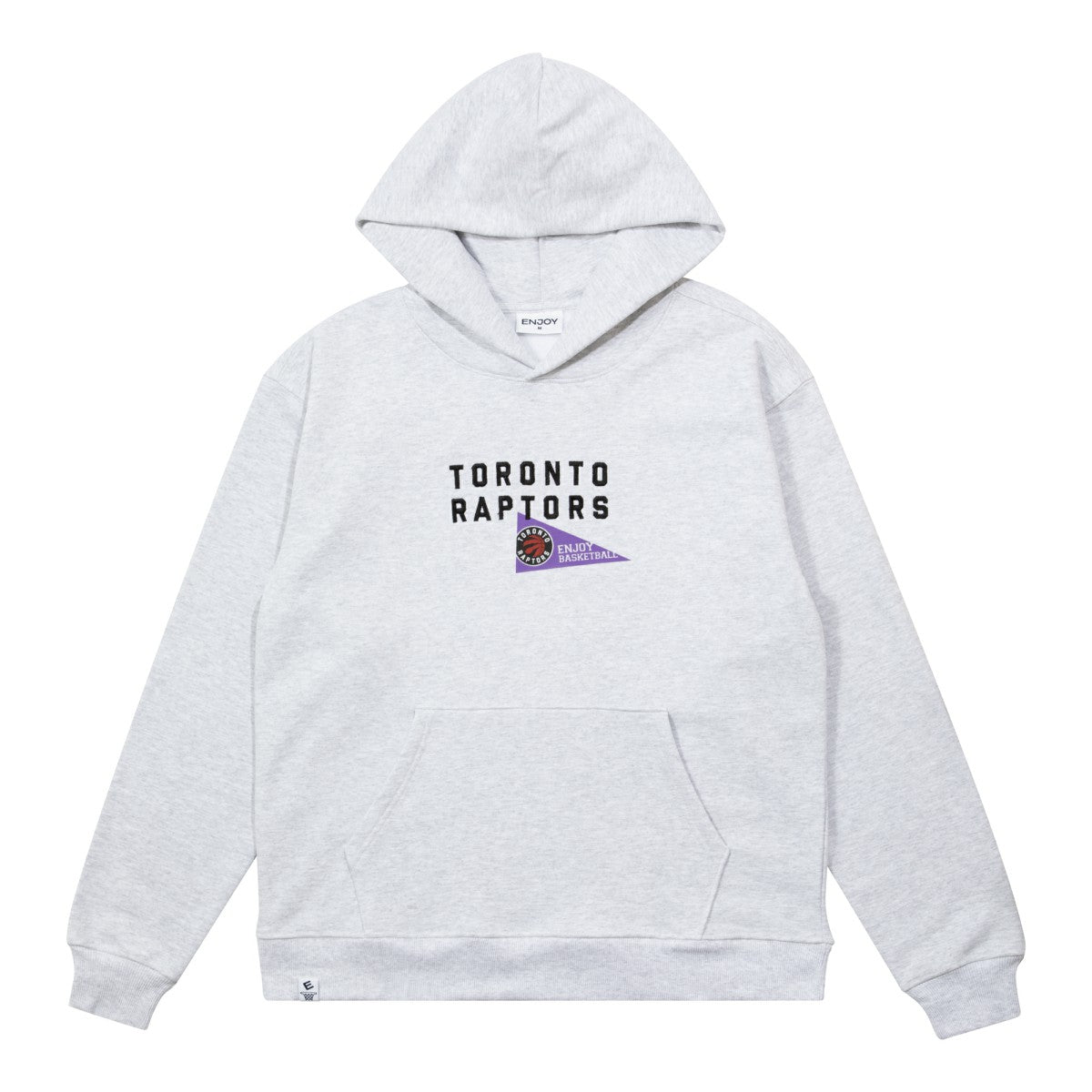 Enjoy Basketball x Toronto Raptors Unisex Hoop Enthusiast Capsule Collection Pullover Hoodie - Heather Gray