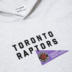 Enjoy Basketball x Toronto Raptors Unisex Hoop Enthusiast Capsule Collection Pullover Hoodie - Heather Gray