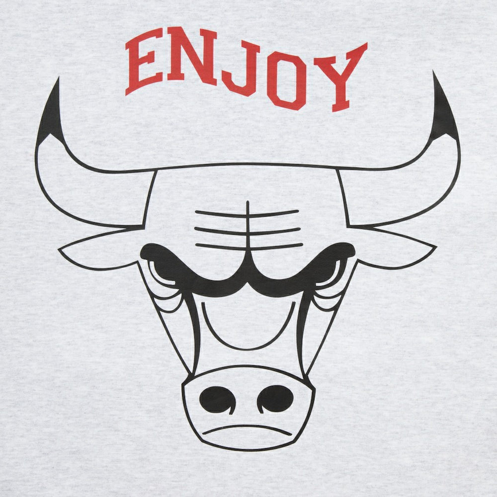Enjoy Basketball x Chicago Bulls Unisex Hoop Enthusiast Capsule Collection Pullover Hoodie - Heather Gray