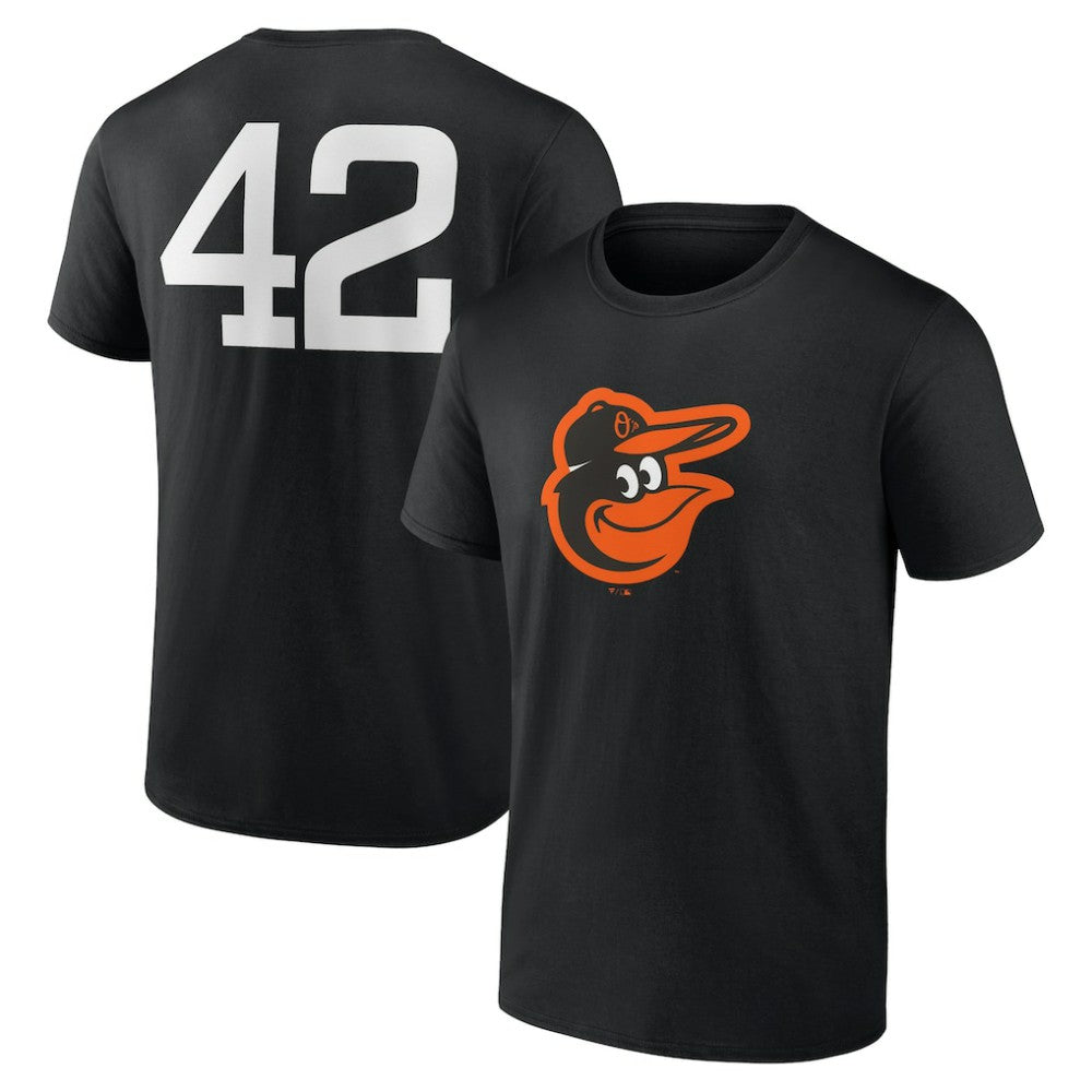 Baltimore Orioles Jackie Robinson Day Name & Number T-Shirt - Black - MLB Discount