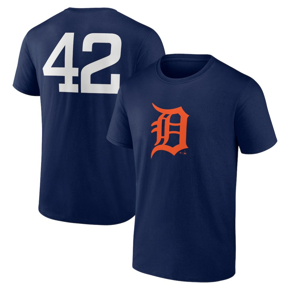 Detroit Tigers Jackie Robinson Day Name & Number T-Shirt - Navy - MLB Online