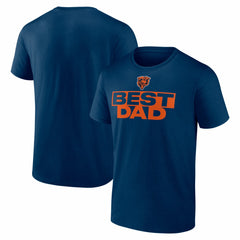 Chicago Bears Greatest Dad T-Shirt Navy