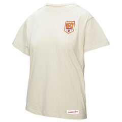 Mitchell & Ness Tampa Bay Buccaneers Women's 50th Season Pirate Oversized Boyfriend T-Shirt Cream