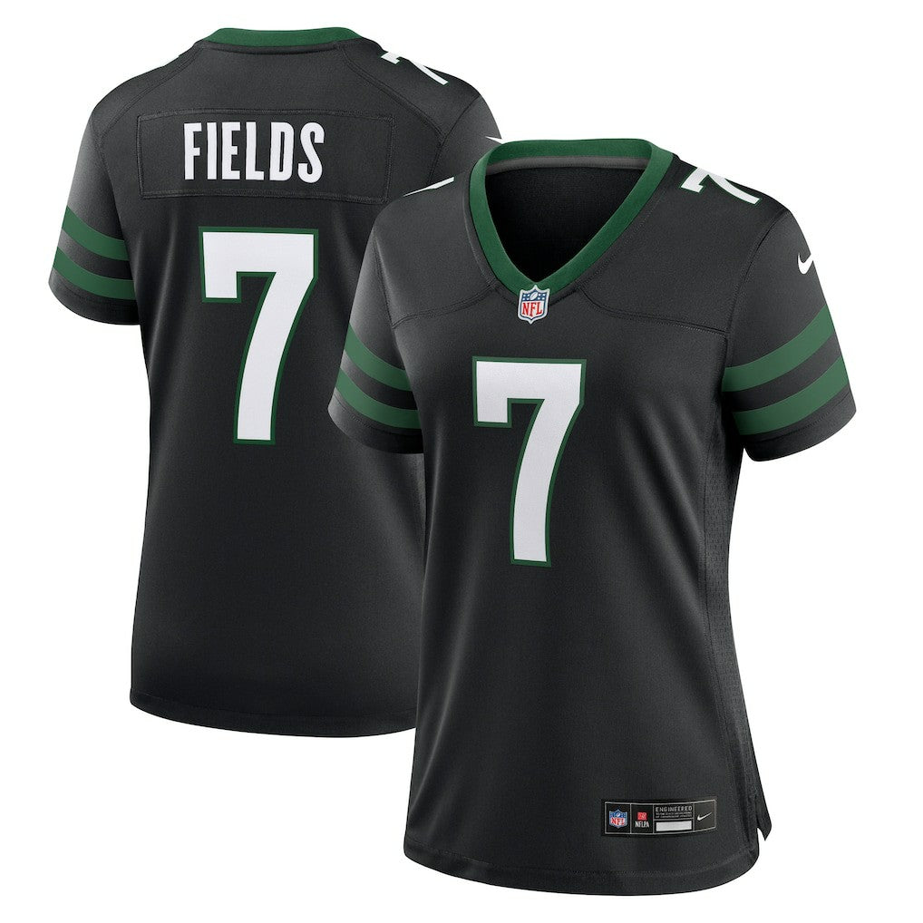 Nike Justin Fields New York Jets Women's Alternate Game Jersey Black