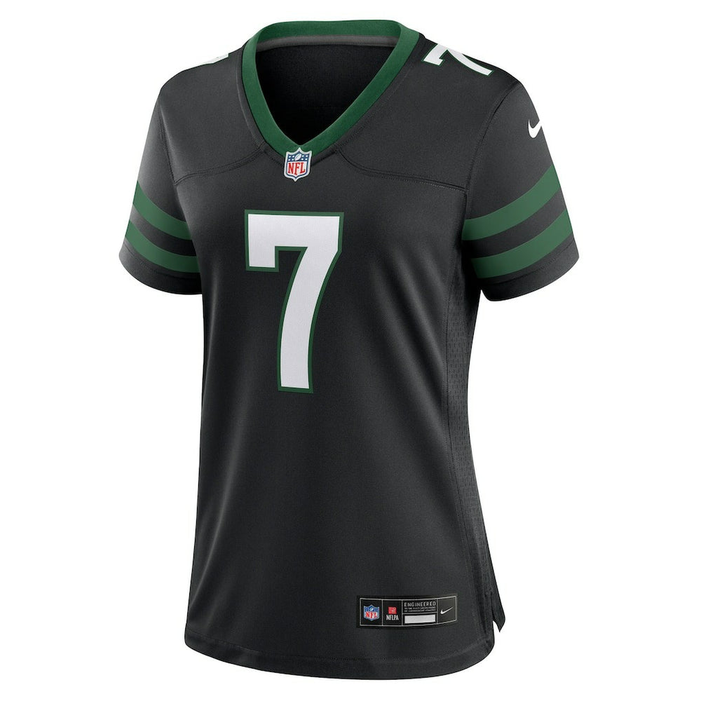 Nike Justin Fields New York Jets Women's Alternate Game Jersey Black
