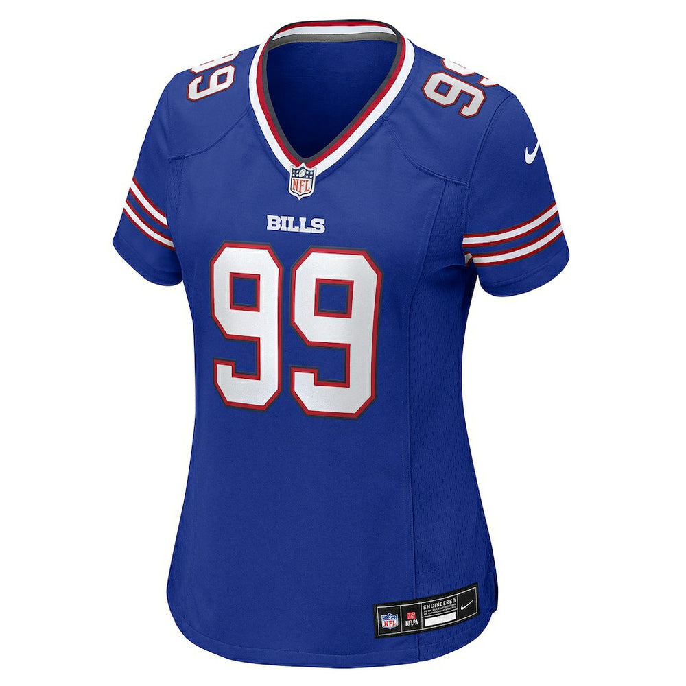 Nike Larry Ogunjobi Buffalo Bills Women's Team Game Jersey Royal