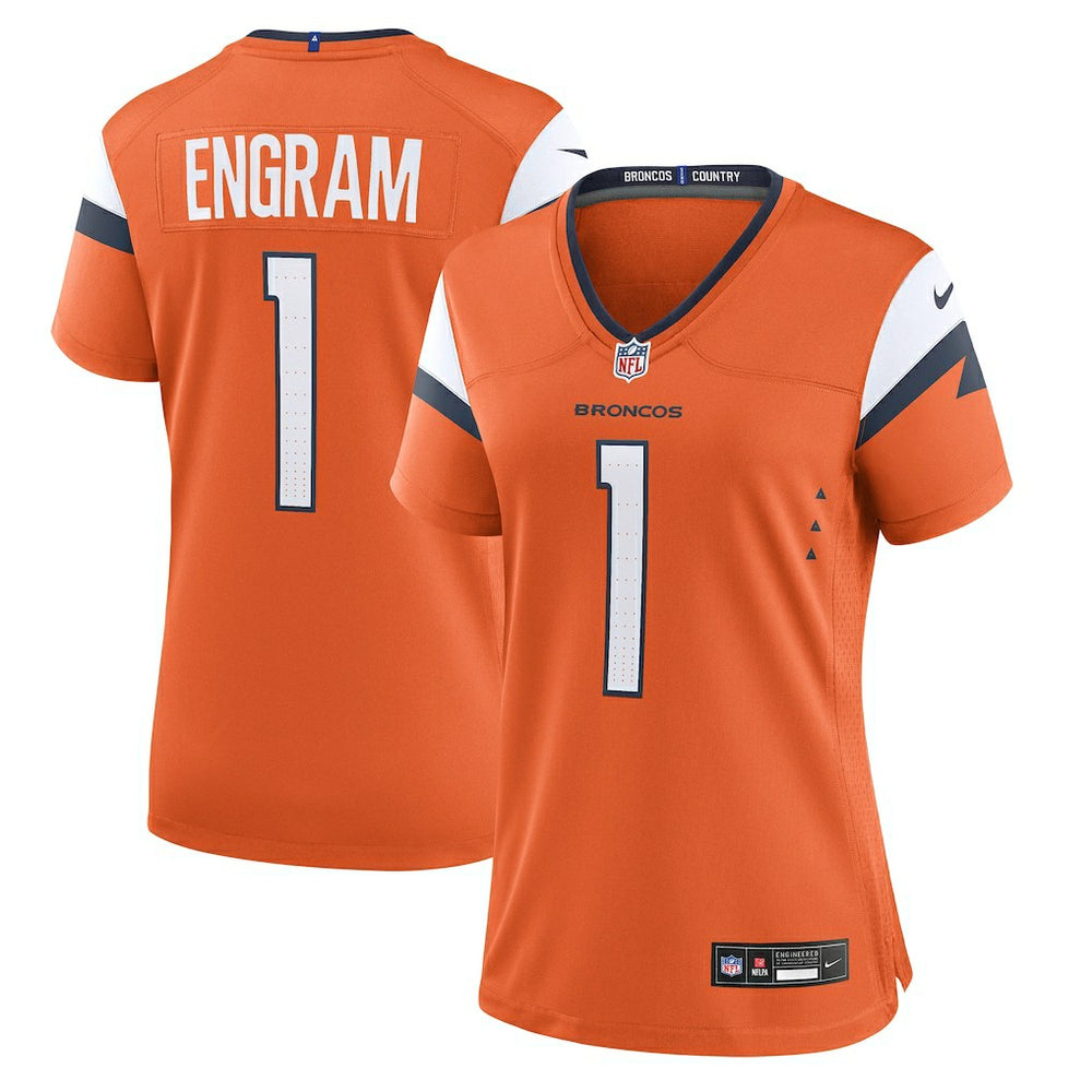 Nike Evan Engram Denver Broncos Women's Team Game Jersey Orange