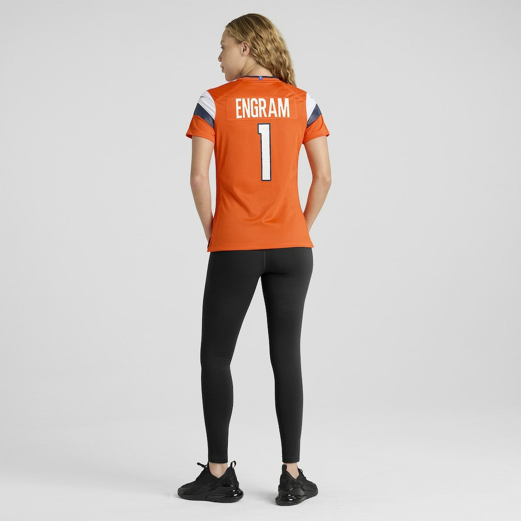 Nike Evan Engram Denver Broncos Women's Team Game Jersey Orange