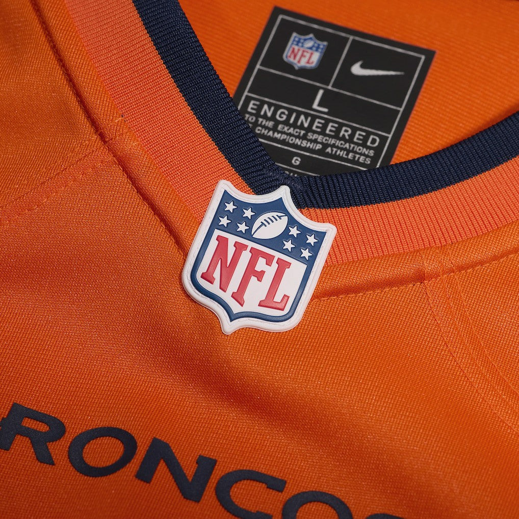 Nike Talanoa Hufanga Denver Broncos Team Game Jersey Orange