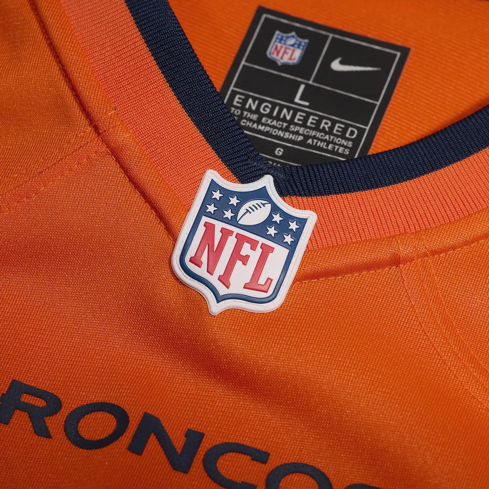 Nike Talanoa Hufanga Denver Broncos Team Game Jersey Orange