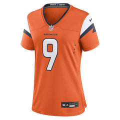 Nike Talanoa Hufanga Denver Broncos Women's Team Game Jersey Orange