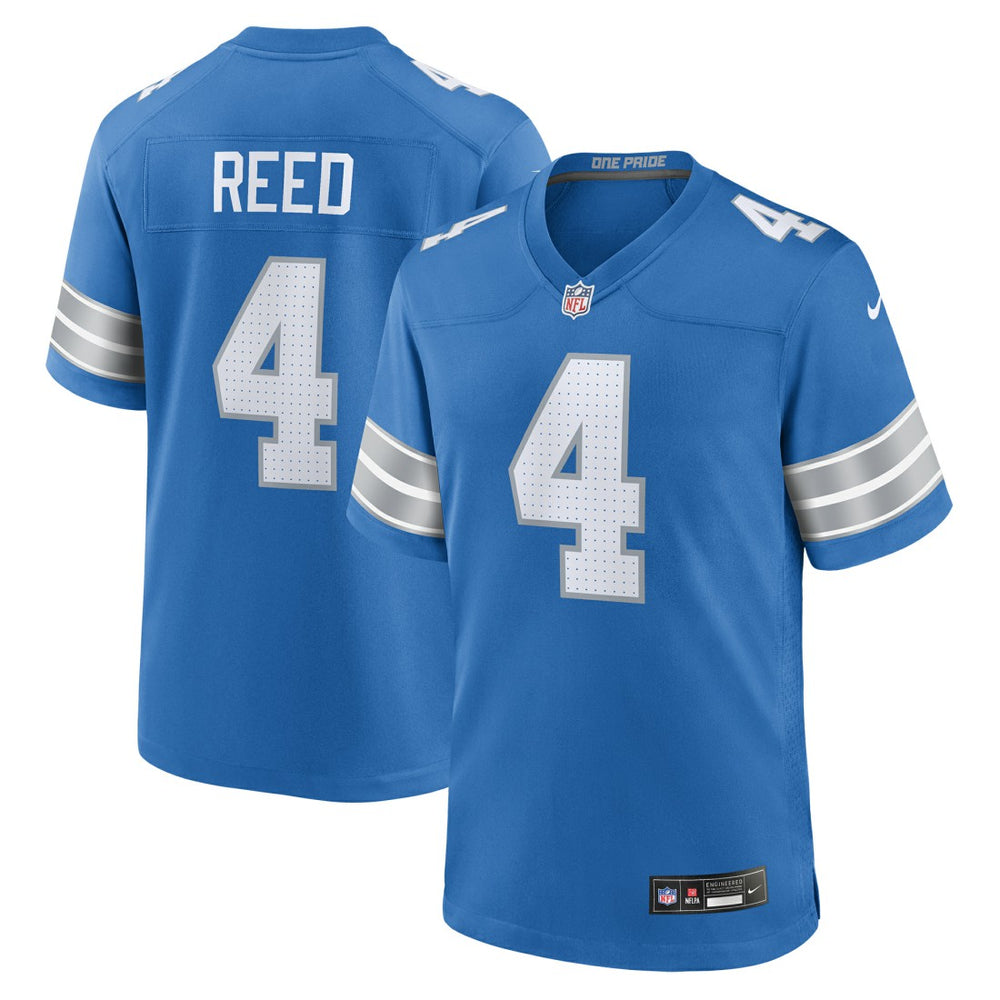 Nike D.J. Reed Detroit Lions Team Game Jersey Blue