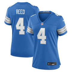 Nike D.J. Reed Detroit Lions Women's Team Game Jersey Blue