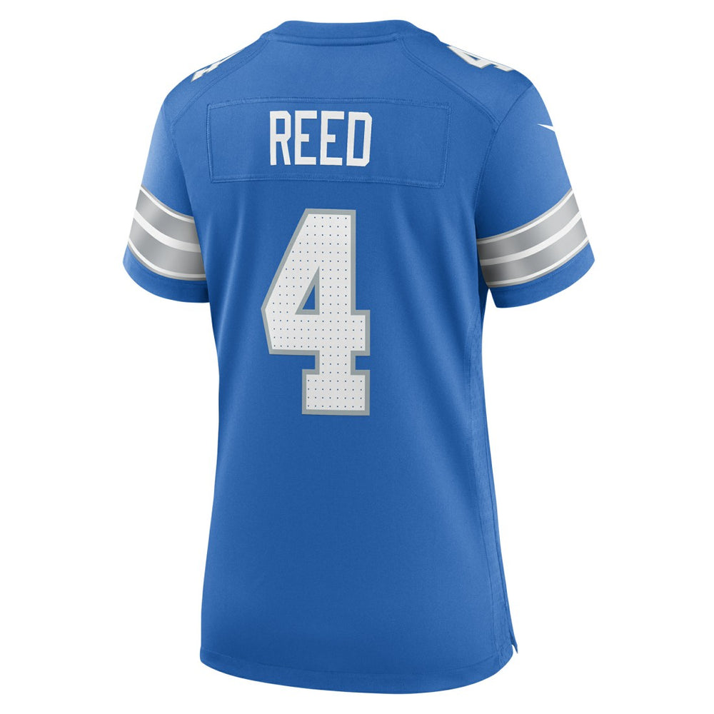 Nike D.J. Reed Detroit Lions Women's Team Game Jersey Blue