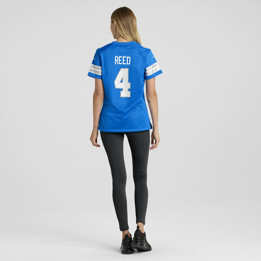 Nike D.J. Reed Detroit Lions Women's Team Game Jersey Blue