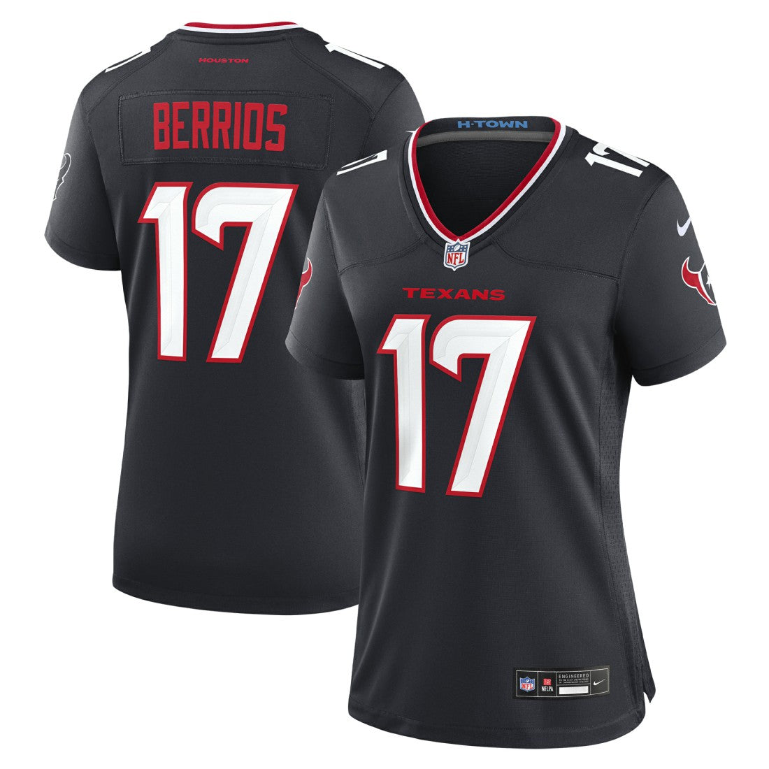 Nike Braxton Berrios Houston Texans Women's Team Game Jersey Navy