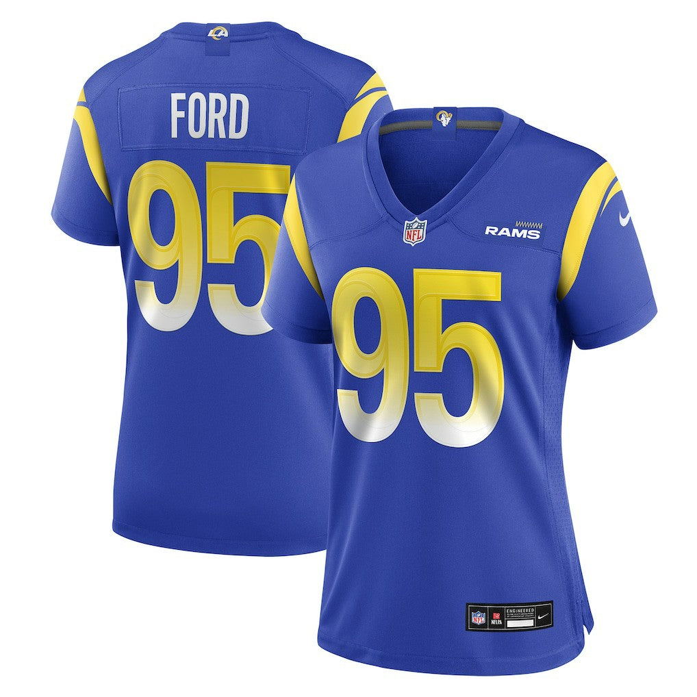 Nike Poona Ford Los Angeles Rams Women's Team Game Jersey Royal