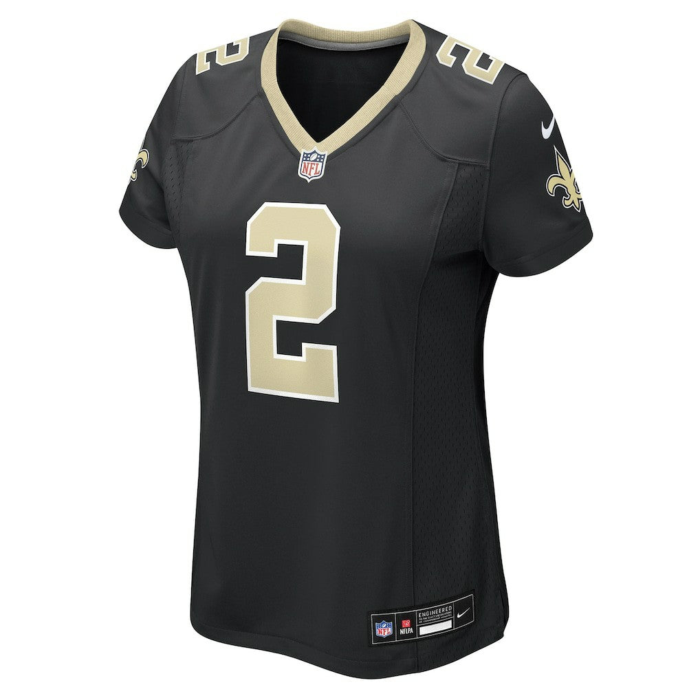 Nike Spencer Rattler New Orleans Saints Women's Team Game Jersey Black