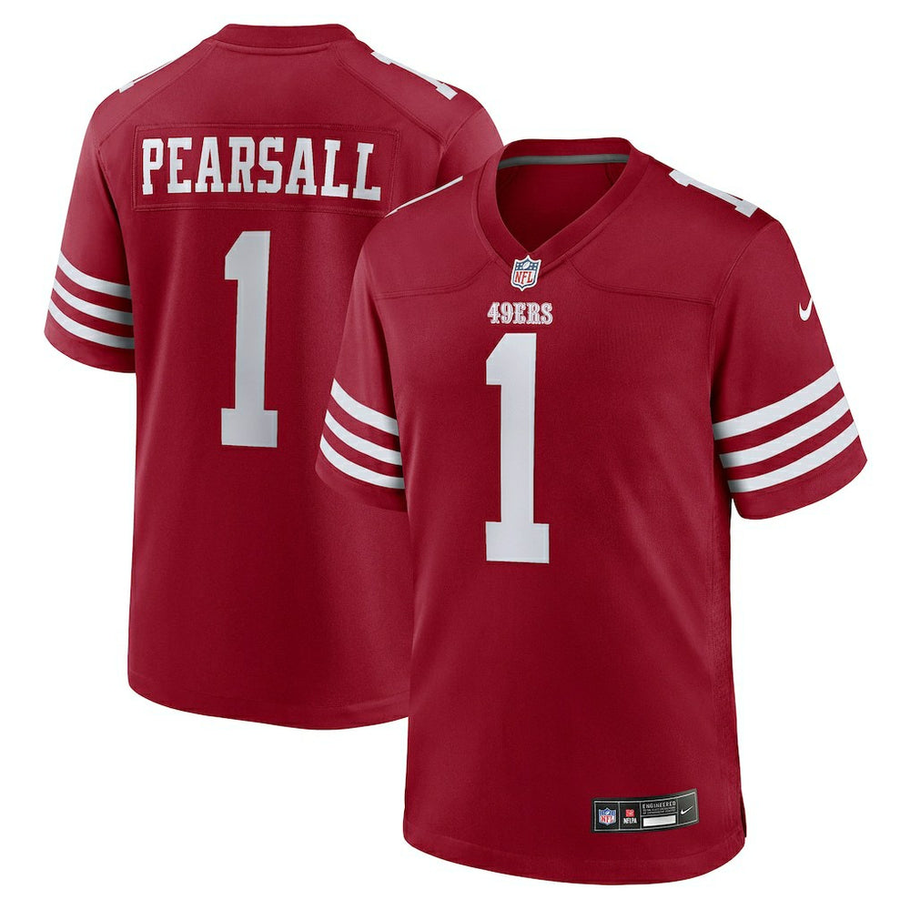 Nike Ricky Pearsall San Francisco 49ers Team Game Jersey Scarlet