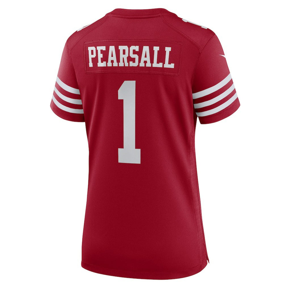 Nike Ricky Pearsall San Francisco 49ers Women's Team Game Jersey Scarlet