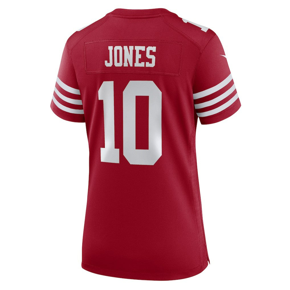 Nike Mac Jones San Francisco 49ers Women's Team Game Jersey Scarlet