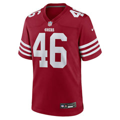 Nike Jon Weeks San Francisco 49ers Team Game Jersey Scarlet