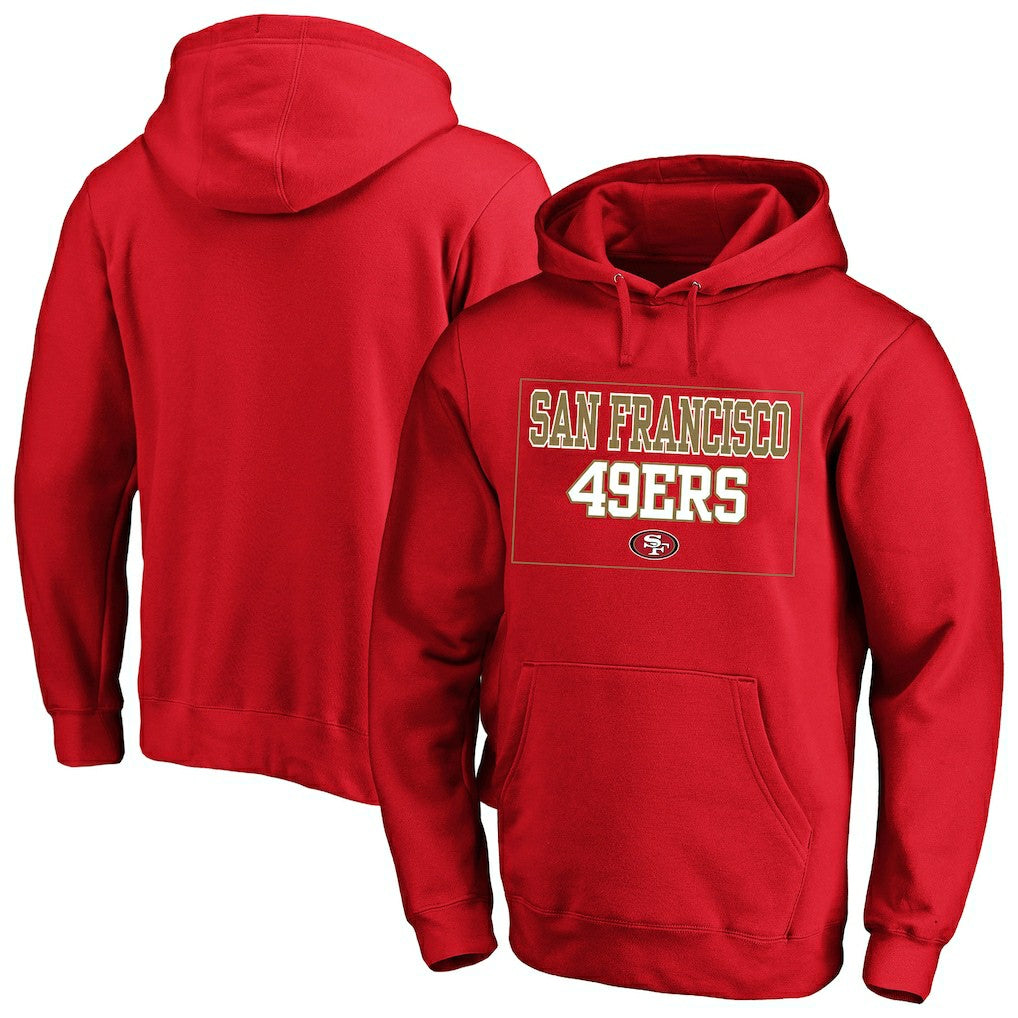 Fanatics San Francisco 49ers Big & Tall Fleece Hoodie Scarlet