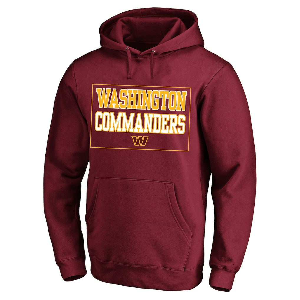 Fanatics Washington Commanders Big & Tall Fleece Hoodie Maroon
