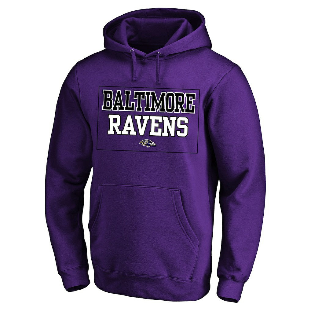 Fanatics Baltimore Ravens Big & Tall Fleece Hoodie Purple