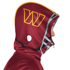 Washington Commanders Pro Player Helmet Full-Zip Hooded Track Jacket Burgundy/Gold