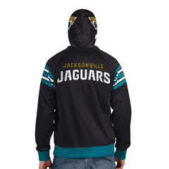 Jacksonville Jaguars Pro Player Helmet Full-Zip Hooded Track Jacket Black/Teal