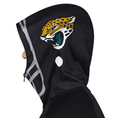 Jacksonville Jaguars Pro Player Helmet Full-Zip Hooded Track Jacket Black/Teal