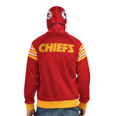 Kansas City Chiefs Pro Player Helmet Full-Zip Hooded Track Jacket Red/Gold