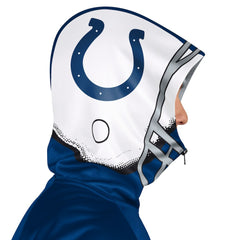 Indianapolis Colts Pro Player Helmet Full-Zip Hooded Track Jacket Royal/White