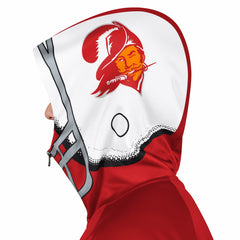 Tampa Bay Buccaneers Pro Player Retro Helmet Full-Zip Hooded Track Jacket Red/Orange