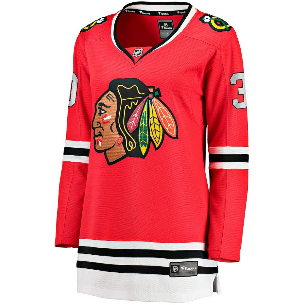 Spencer Knight Chicago Blackhawks Fanatics Women's Home Breakaway Player Jersey - Red - NHL 202999982
