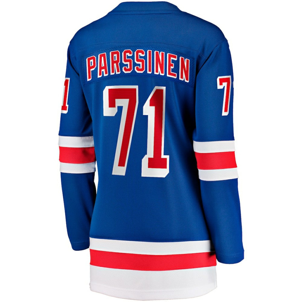 Juuso Parssinen New York Rangers Fanatics Women's Home Breakaway Player Jersey - Blue - NHL 202999986