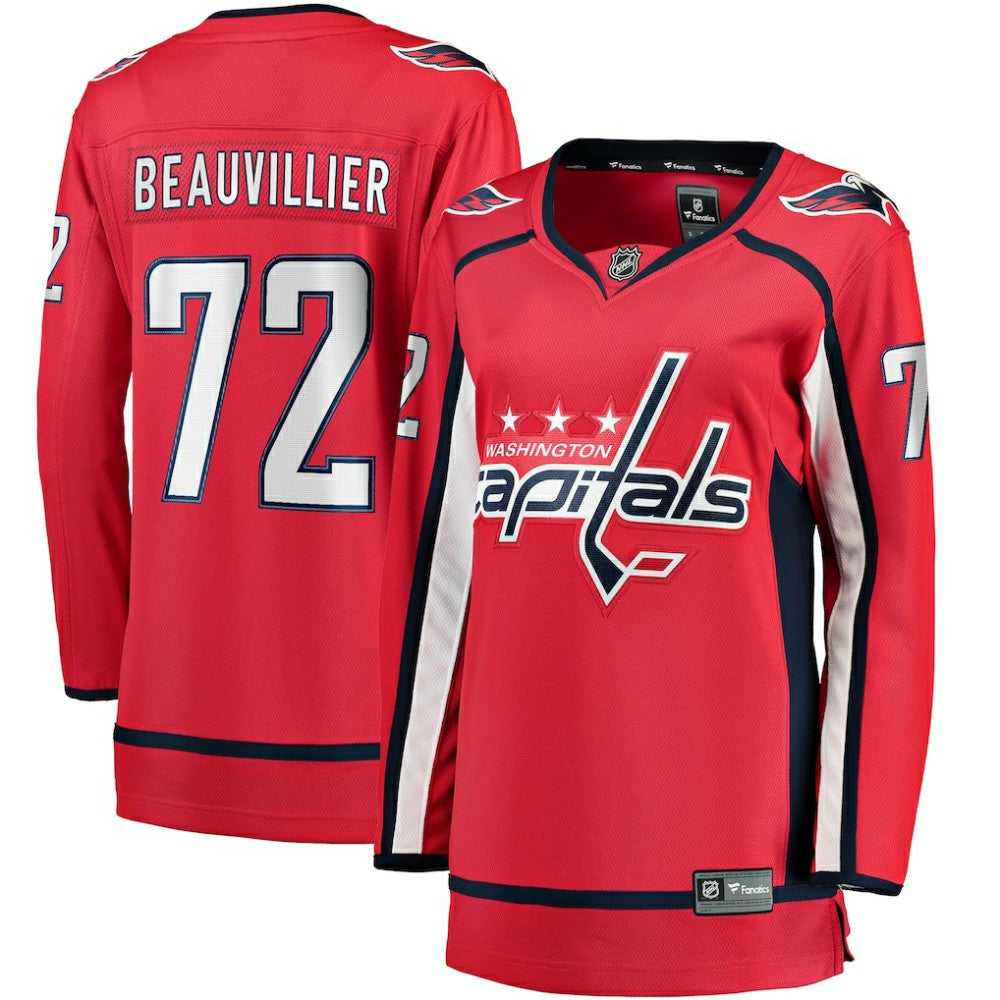 Anthony Beauvillier Washington Capitals Fanatics Women's Home Breakaway Player Jersey - Red - NHL 202999993
