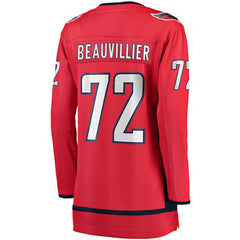Anthony Beauvillier Washington Capitals Fanatics Women's Home Breakaway Player Jersey - Red - NHL 202999993
