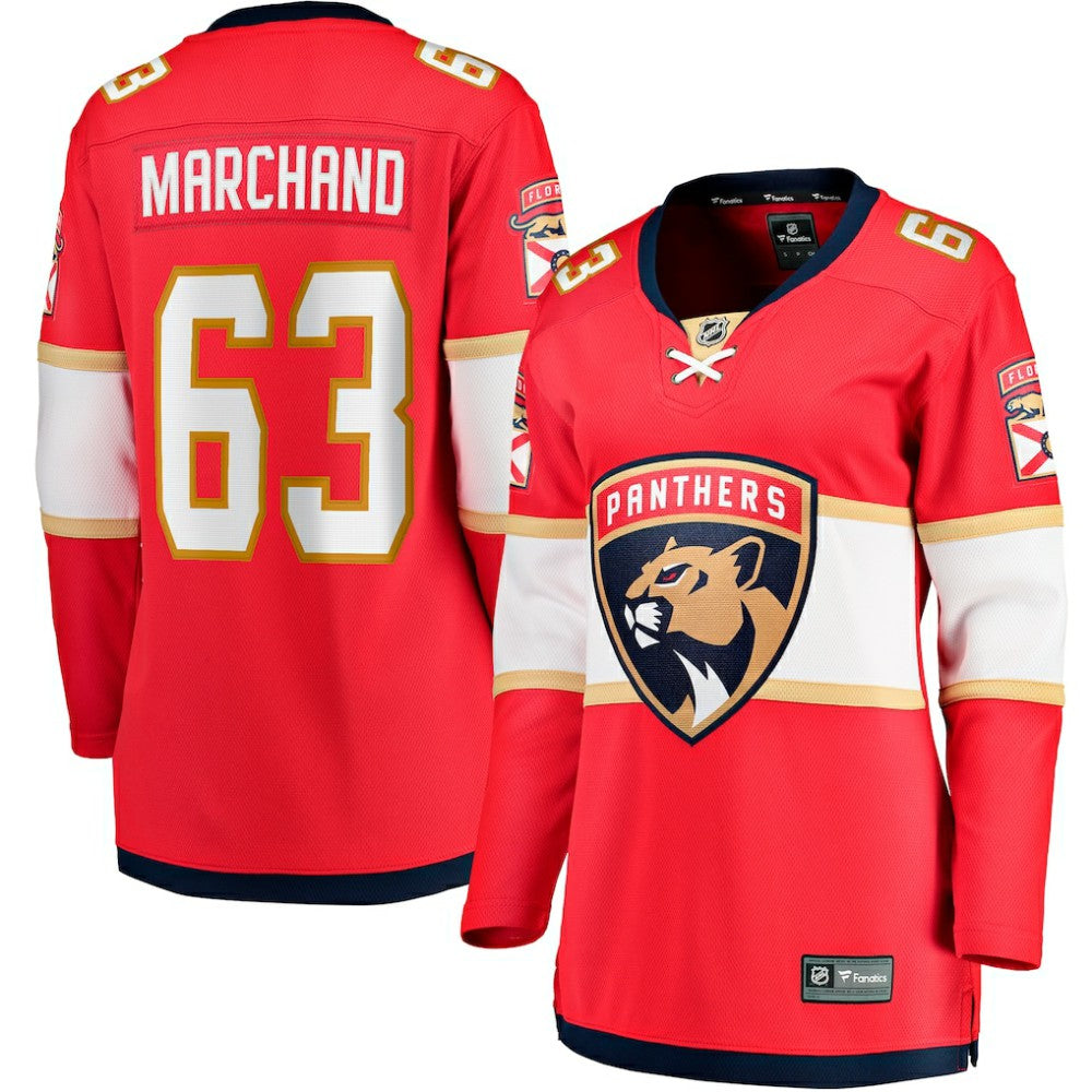 Brad Marchand Florida Panthers Fanatics Women's Home Breakaway Player Jersey - Red - NHL 203000005