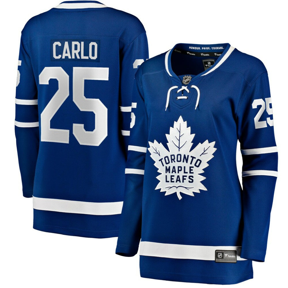 Brandon Carlo Toronto Maple Leafs Fanatics Women's Home Breakaway Player Jersey - Blue - NHL 203000006