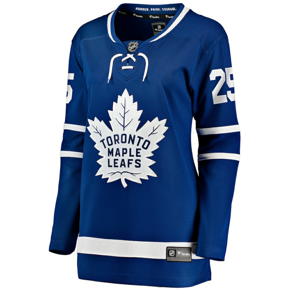 Brandon Carlo Toronto Maple Leafs Fanatics Women's Home Breakaway Player Jersey - Blue - NHL 203000006